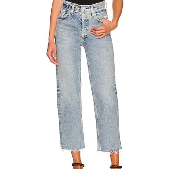 Citizen of Humanity Florence Wide Straight Jeans in Adorn - Picture 2 of 10